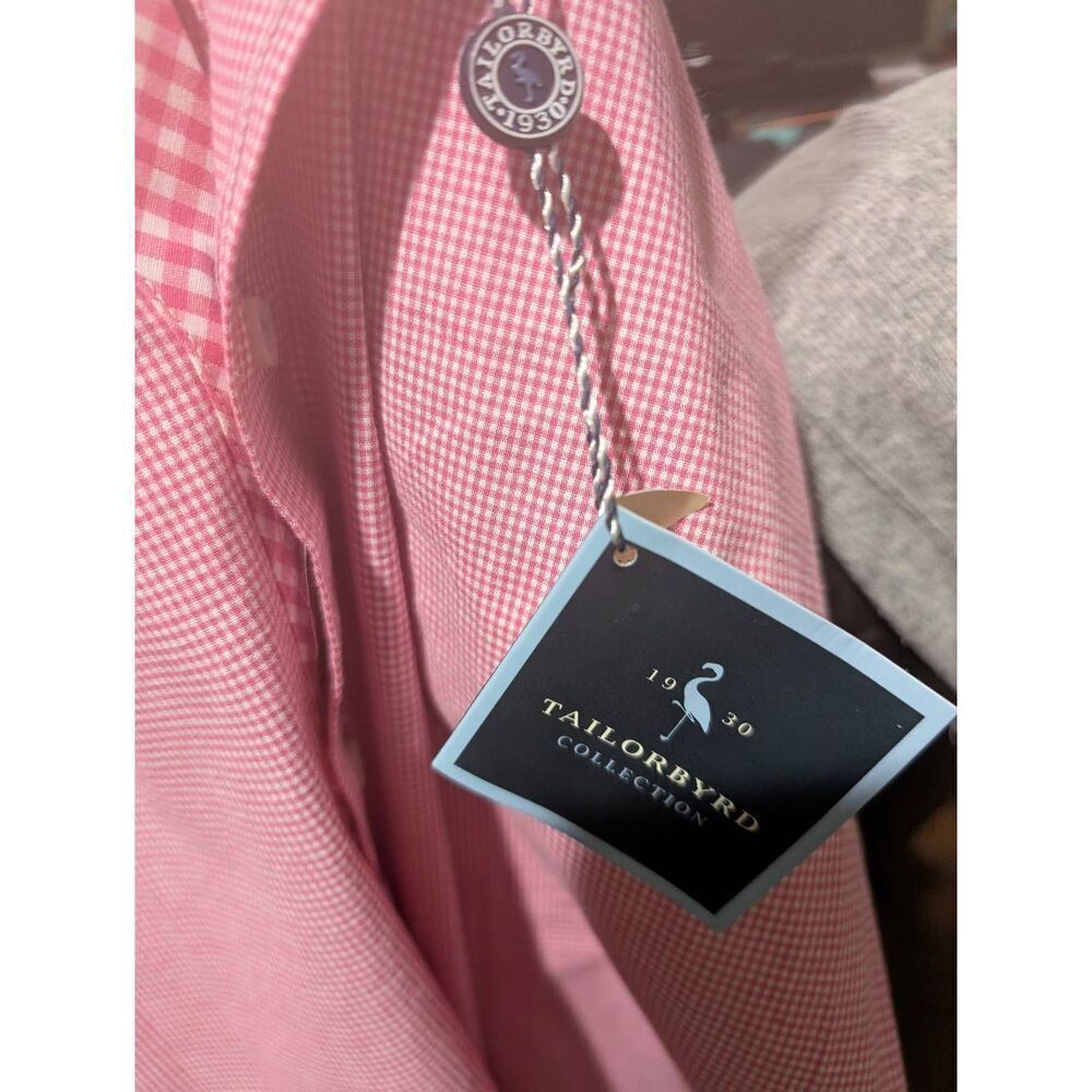 BNWT Tailor bird button-down size large - Picture 3 of 4